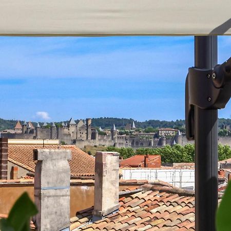 La Terrasse Tapaja Vue Conciergeriedamecarcas Apartman Carcassone Kültér fotó